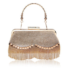 Load image into Gallery viewer, Fringed Evening Bag