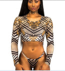 Sexy African Print Swimsuit