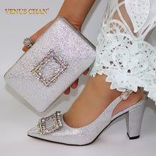 Load image into Gallery viewer, Rhinestone Fashion Shoe And Bag