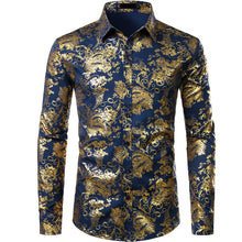 Load image into Gallery viewer, Luxury Printed Floral Men Shirt
