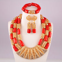 Load image into Gallery viewer, Nigeria Coral Beads Necklace