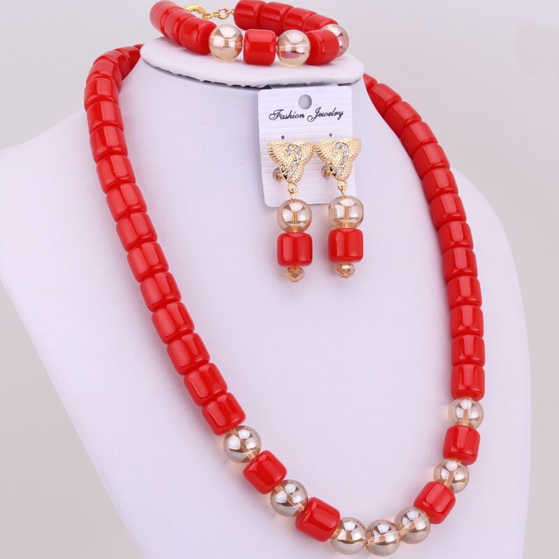 Coral Beads Necklace, African Jewelry, Nigerian Wedding Beads, Women's  Jewelry Set, African Fashion, Costume Jewelry Set, Bridal Jewelry - Etsy