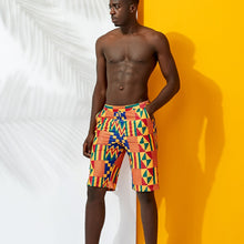 Load image into Gallery viewer, African Men Kente print short