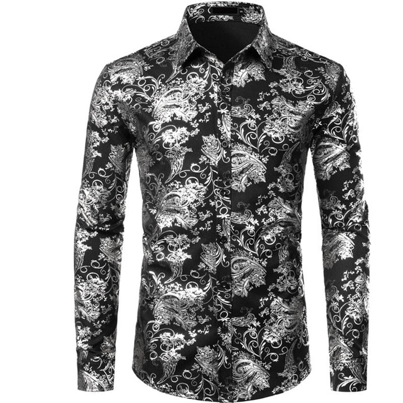 Luxury Black Floral Print T-shirt of High Quality And Style, PILAEO