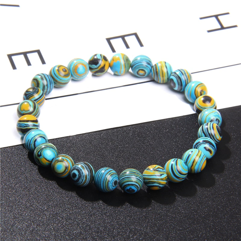 African Turquoises Beads Bracelet