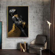 Load image into Gallery viewer, African Nude Woman Oil Painting