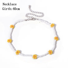 Load image into Gallery viewer, Colorful Beads Flower Choker Necklace