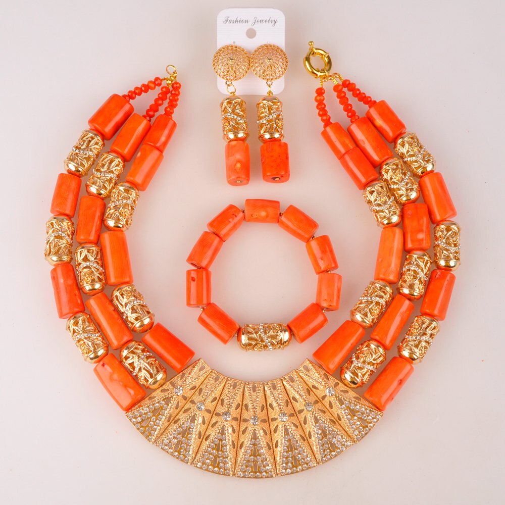 Nigeria Coral Beads Necklace