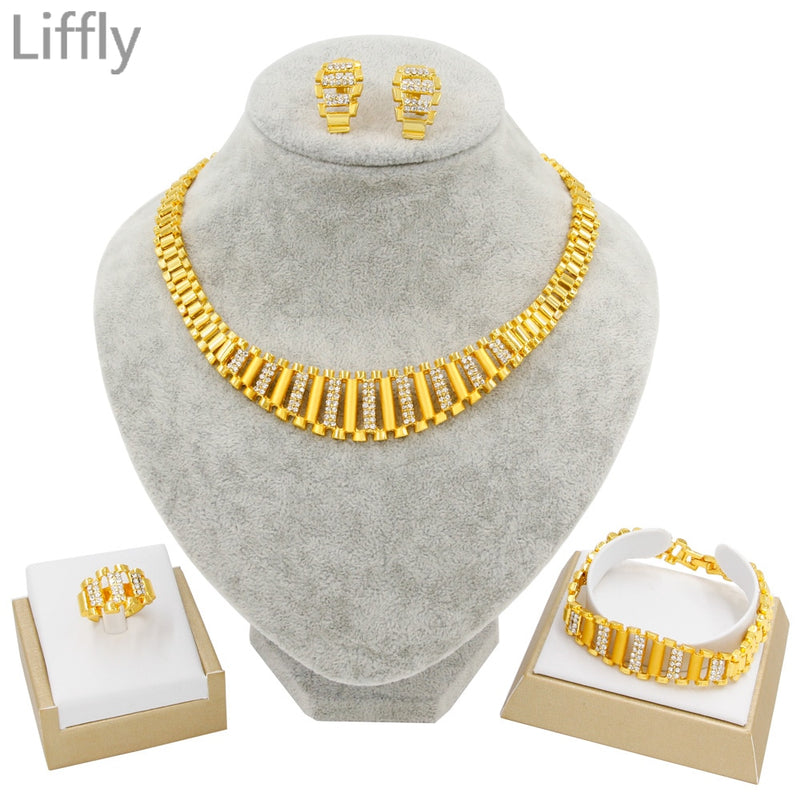 Elegant Gold Jewelry Sets
