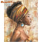 African Woman Figure Painting