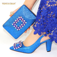 Load image into Gallery viewer, Rhinestone Fashion Shoe And Bag