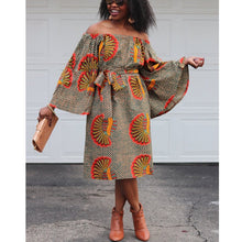 Load image into Gallery viewer, Dahsiki Maxi Loose Dress