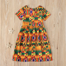 Load image into Gallery viewer, African Kid Dashiki Sundress