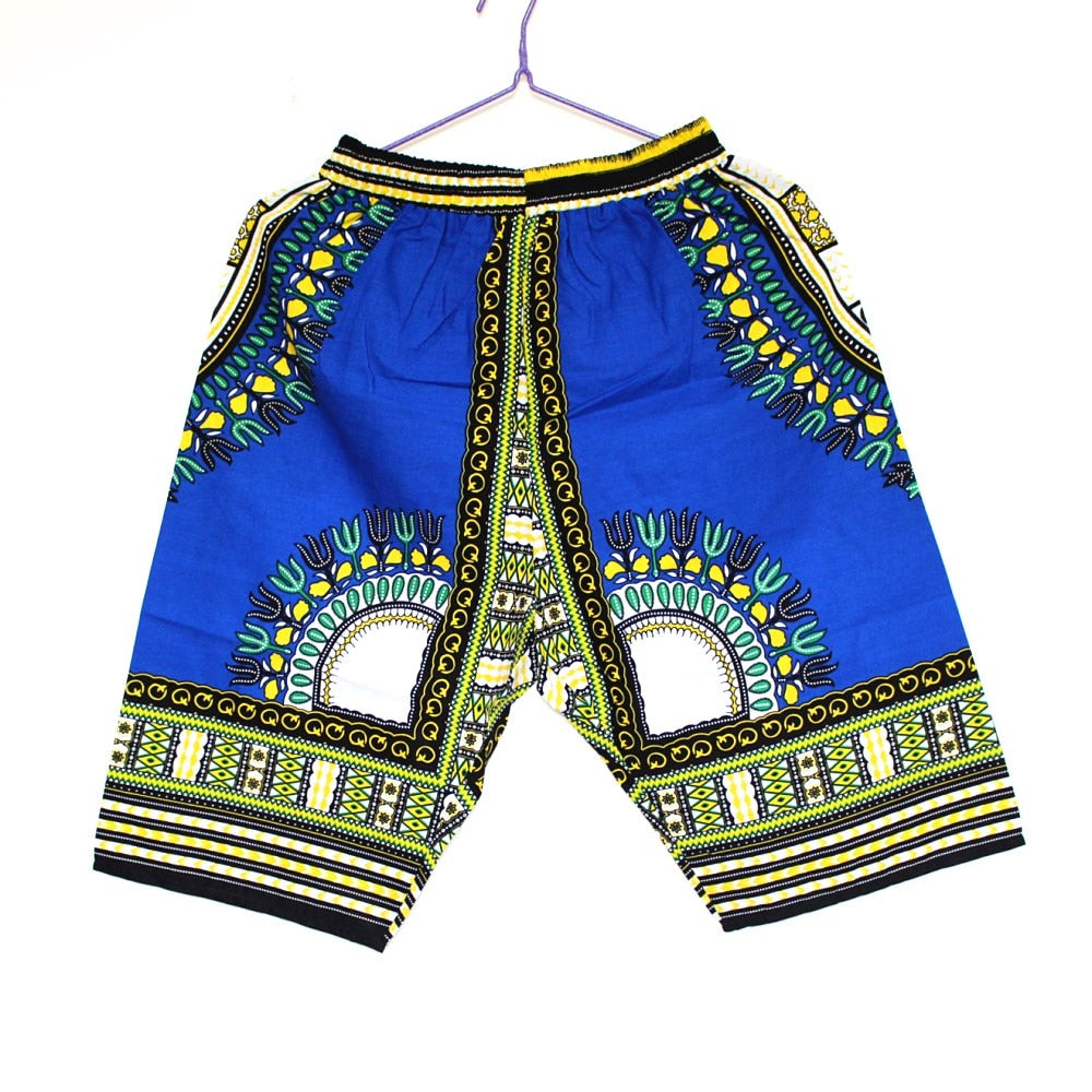 African Dashiki Short Pants