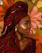 Load image into Gallery viewer, African Woman Figure Painting