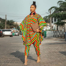 Load image into Gallery viewer, Dashiki Dress And Pants Sets