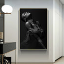 African Nude Woman Oil Painting