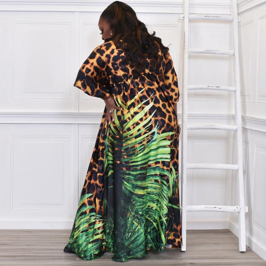 Oversized African Print  Dress