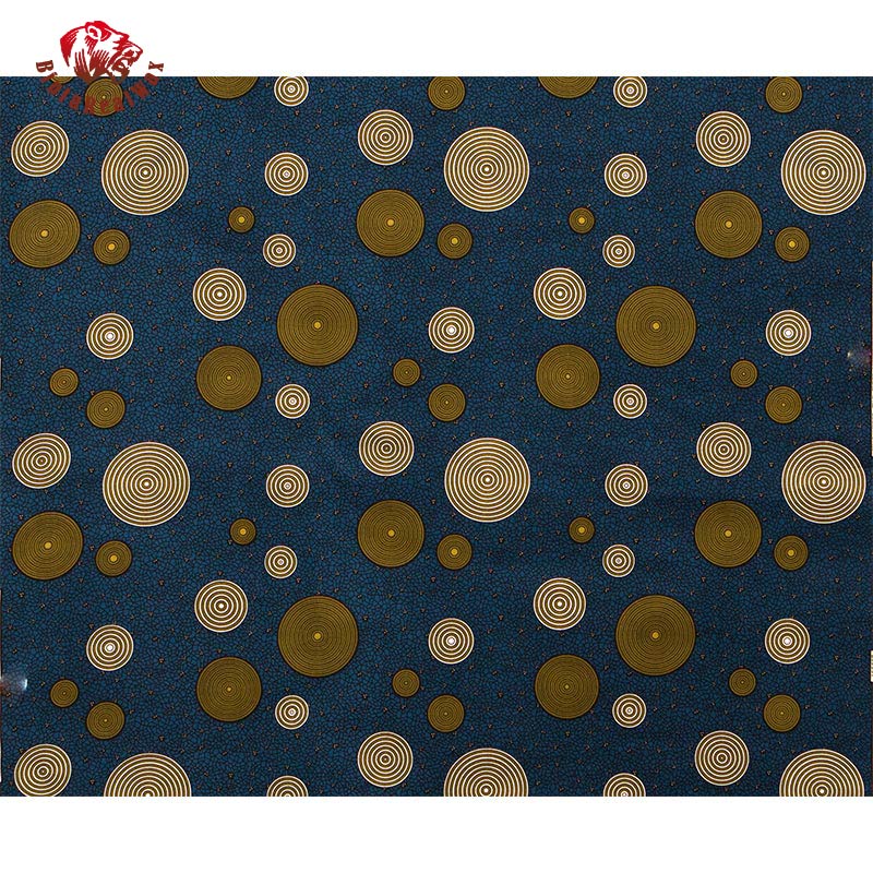 6 Yards Polyester Wax Prints Fabric