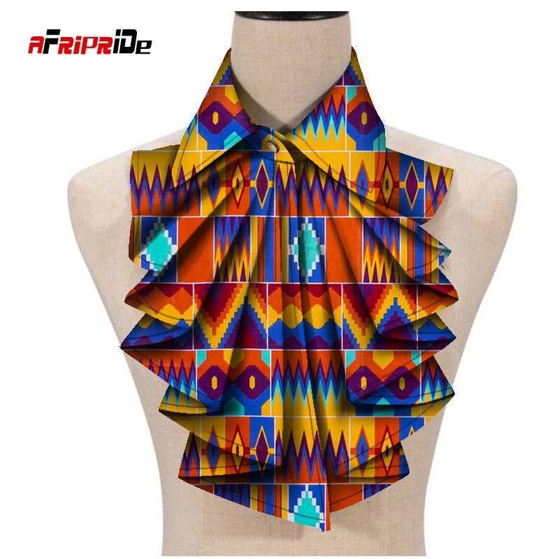 African Fabric Cravat Necklace