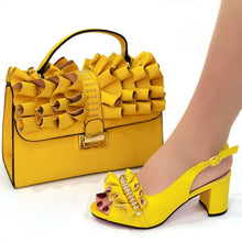 Load image into Gallery viewer, African Women Shoes and Bags Set