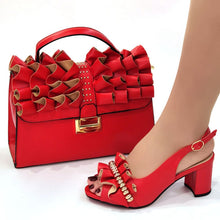 Load image into Gallery viewer, African Women Shoes and Bags Set