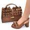 African Women Shoes and Bags Set