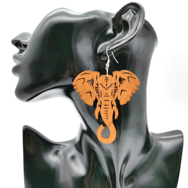 Elephant Drop Earrings