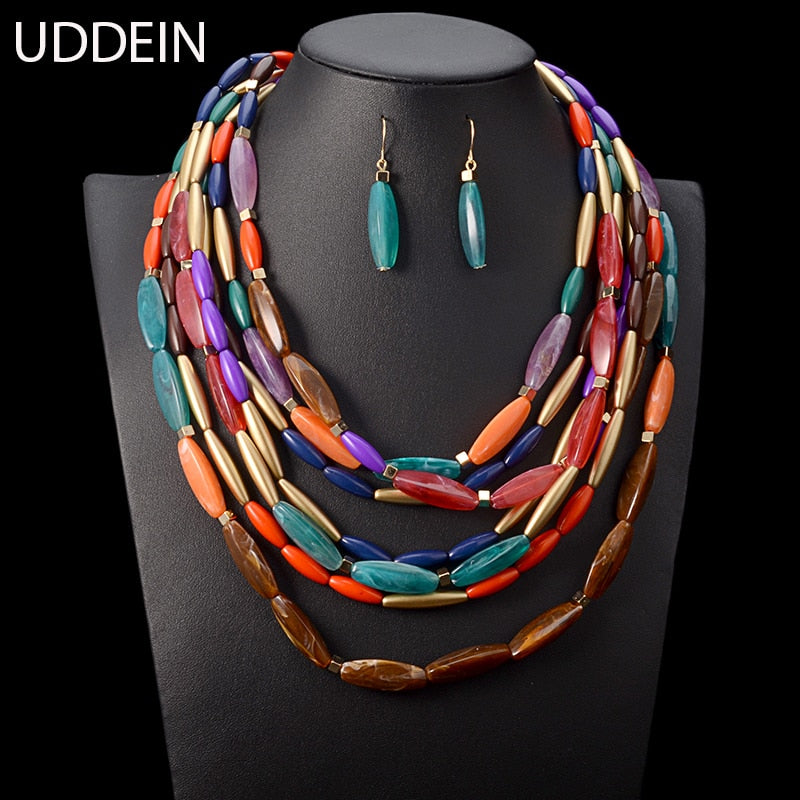 African Bead Jewelry set