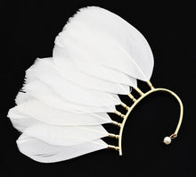 Load image into Gallery viewer, Non Piercing Gold Feather Ear Cuff