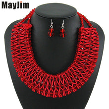 Load image into Gallery viewer, African Handmade Necklace Set