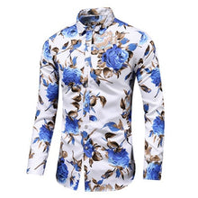 Load image into Gallery viewer, Casual Men Flower Shirt