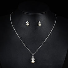Load image into Gallery viewer, Crystal Bridal Wedding Jewelry Sets