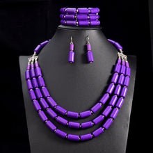 Load image into Gallery viewer, Nigerian Bib Beads Jewelry Set