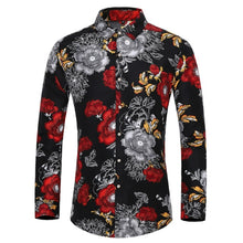 Load image into Gallery viewer, Men Flower Printed Shirt