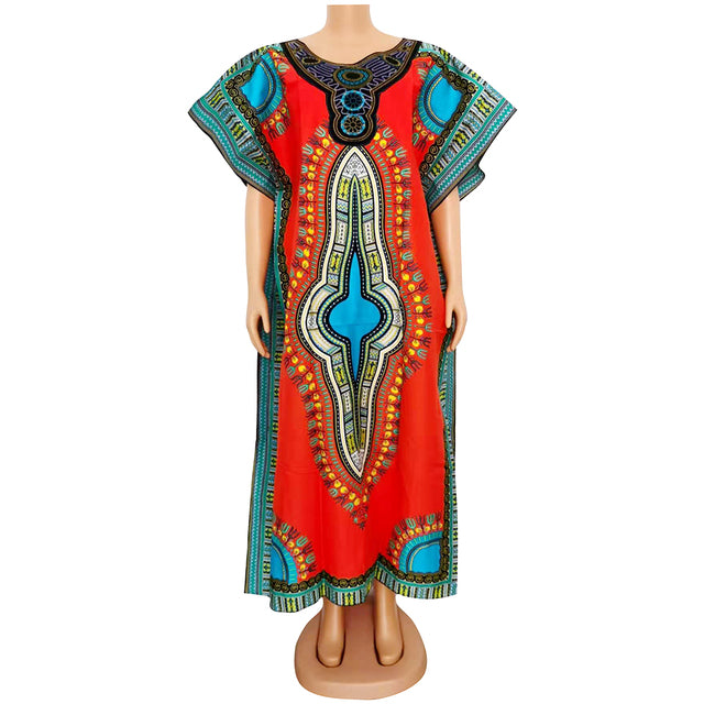 Dashiki Print Dress
