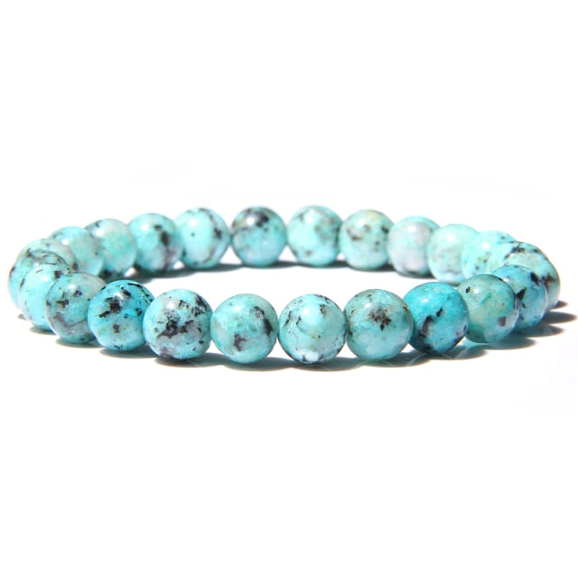 Handmade Turquoises Beads Bracelet