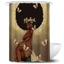 Load image into Gallery viewer, African Woman Waterproof Shower Curtain