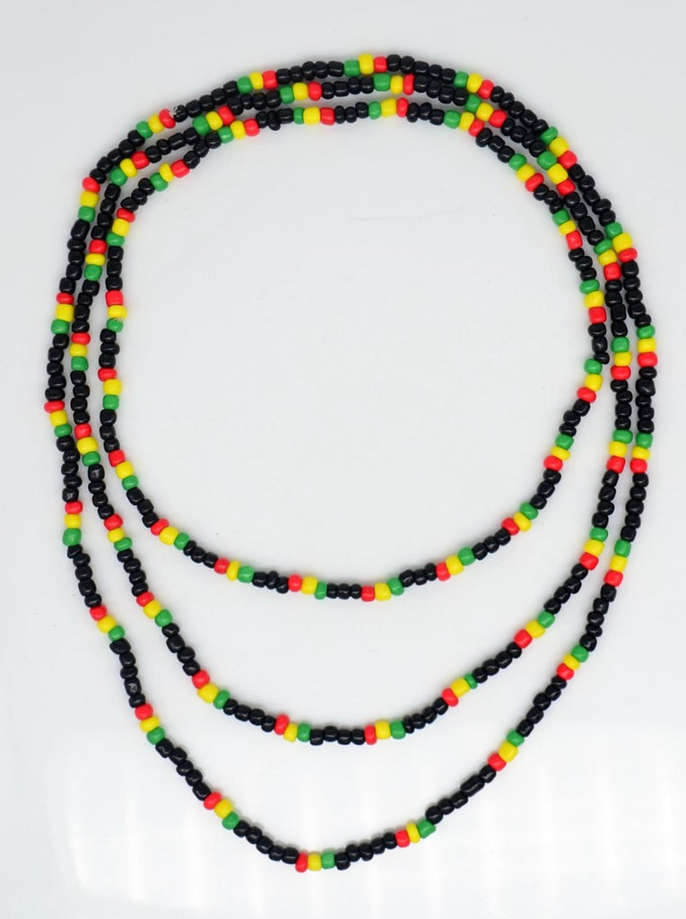 3 in 1 Glass Seed Beads Necklace