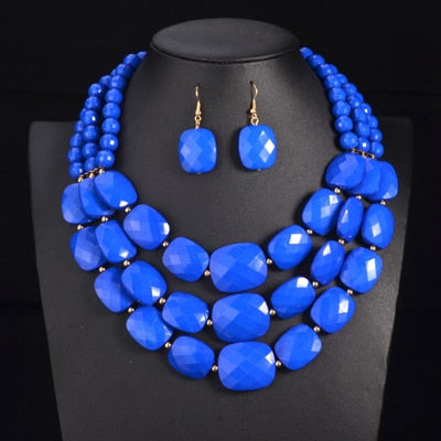 Nigerian Multi-layer Beads Jewelry