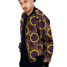 Load image into Gallery viewer, African Wax Baseball Jacket