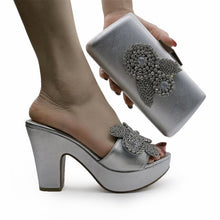 Load image into Gallery viewer, Fashion  Shoes with Bag Set