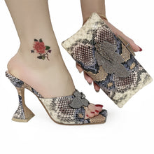 Load image into Gallery viewer, Fashion  Shoes with Bag Set