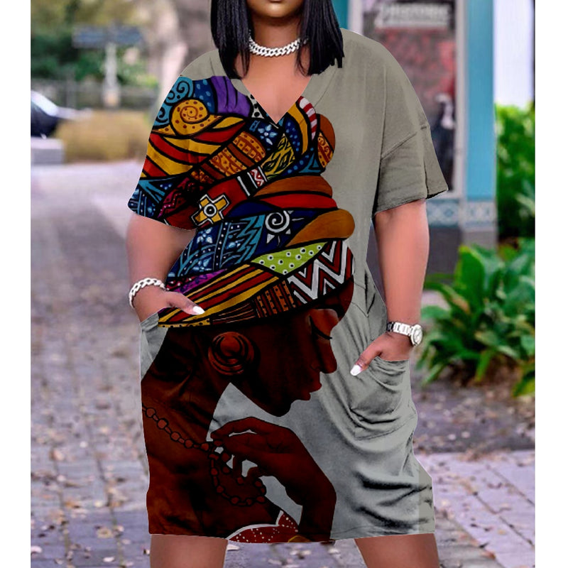 Midi African Fashion Dress