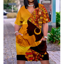 Load image into Gallery viewer, Midi African Fashion Dress