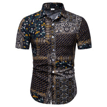 Load image into Gallery viewer, Fashion Vintage Ethnic Print Shirt