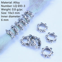 Load image into Gallery viewer, 5 Pcs Metal African Hair Rings