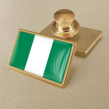 Load image into Gallery viewer, Nigerians Flag Brooch