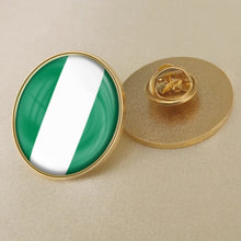 Load image into Gallery viewer, Nigerians Flag Brooch