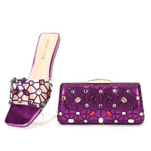 Load image into Gallery viewer, Nigeria Shoe and Clutch Bag